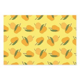 juicy mango fruit pattern  sheets