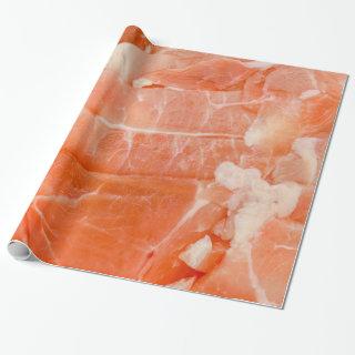 Juicy Pork Meat slices wrap texture
