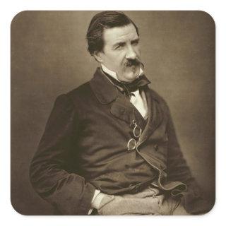 Jules Francois Felix Husson, 'Champfleury' (1821-8 Square Sticker