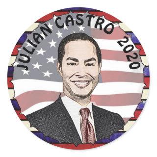 Julian Castro for President 2020 Election Support Classic Round Sticker