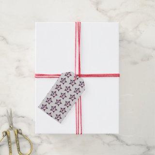July 4th Glitter Gift Tags