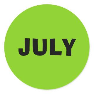 July Ad Lib Yellow Green Sticker by Janz