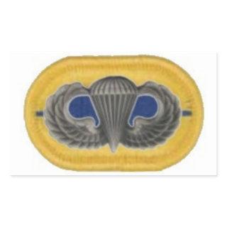 Jump Wings on 1st Bn 504th Infantry Oval Stickers