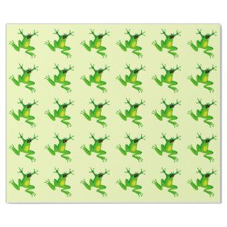 JUMPING GREEN FROG PATTERN