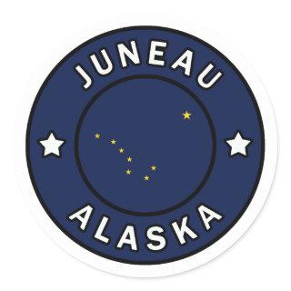 Juneau Alaska Classic Round Sticker