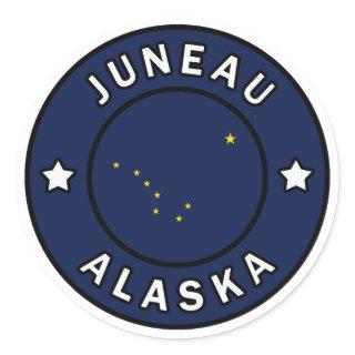 Juneau Alaska Classic Round Sticker