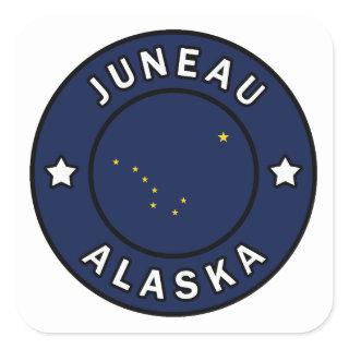 Juneau Alaska Square Sticker