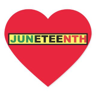 Juneteenth Classic Round Sticker