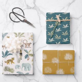 Jungle Baby Shower Giftwrap  Sheets