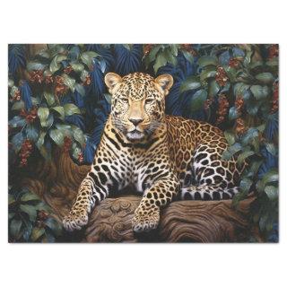 Jungle Leopard Decoupage Tissue Paper