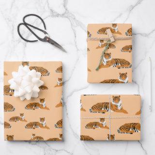 Jungle Tiger Animal Pattern  Sheets