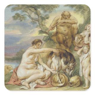 Jupiter as a Child Square Sticker