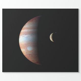 Jupiter & Io from Cassini 5th Planet Solar System
