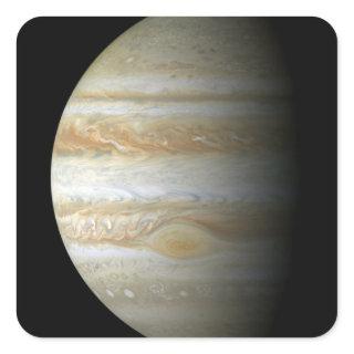 Jupiter mosiac square sticker