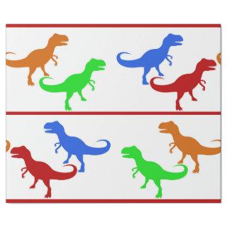 Jurassic Dinosaur T-Rex Silhouettes