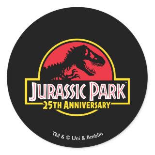 Jurassic Park 25th Anniversary Logo Classic Round Sticker