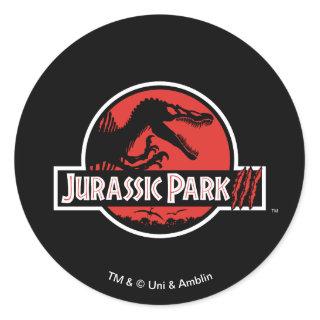 Jurassic Park III Logo Classic Round Sticker