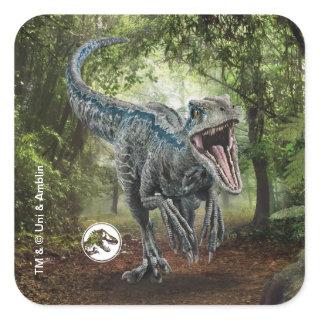 Jurassic World | Blue - Nature's Got Teeth Square Sticker