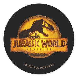 Jurassic World Dominion Logo Classic Round Sticker
