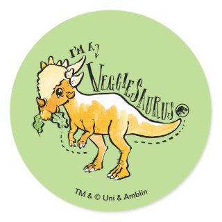 Jurassic World | I'm a Veggiesaurus Classic Round Sticker