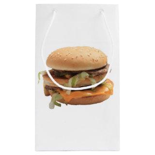 Just a classic hamburger small gift bag