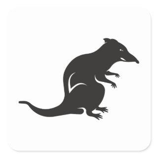 Just a Rat Square Sticker