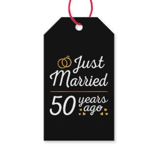 Just Married 50 Years Ago II Gift Tags