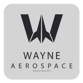 Justice League | Wayne Aerospace Logo Square Sticker