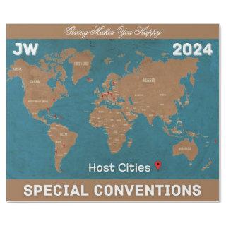 JW 2024 SPECIAL CONVENTIONS - Host Cities.