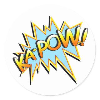 Ka-Pow Classic Round Sticker