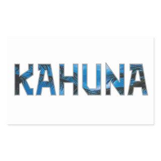 Kahuna Rectangular Sticker