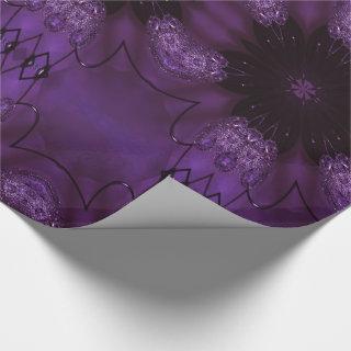 Kaleidoscope Design Chic Elegant Shiny Purple