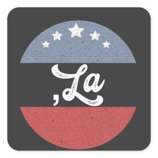 Kamala Harris 2024 President Comma La Funny Square Sticker