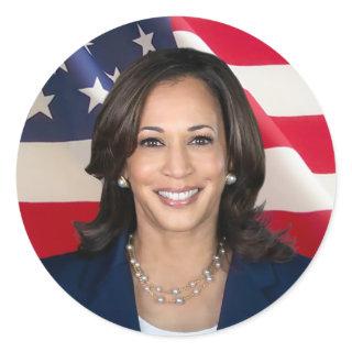 Kamala Harris for America Classic Round Sticker