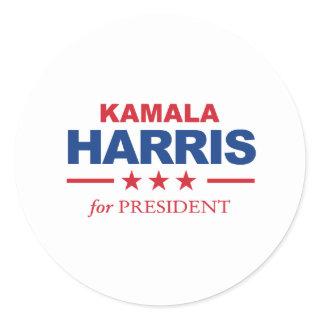 Kamala Harris for President - Classic Round Sticker