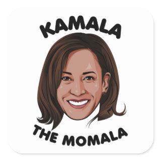 KAMALA THE MOMALA SQUARE STICKER