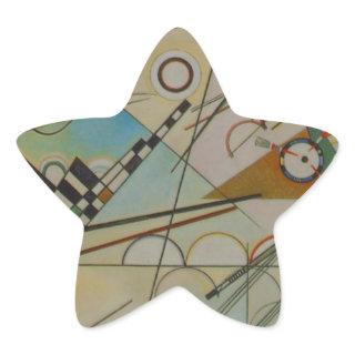 Kandinsky Composition VIII Star Sticker