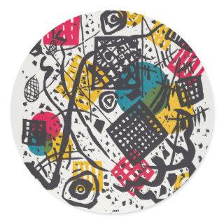 Kandinsky Small Worlds V Abstract Classic Classic Round Sticker