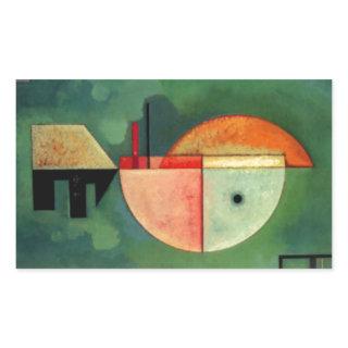 Kandinsky Upward Abstract Painting Rectangular Sticker