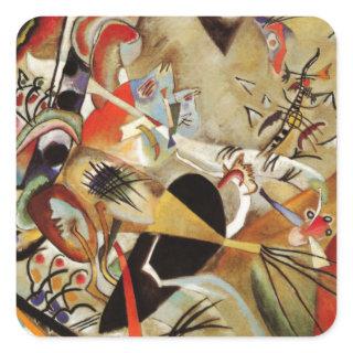 Kandinsky's Abstract Composition Square Sticker