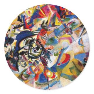 Kandinsky's Composition VII Classic Round Sticker