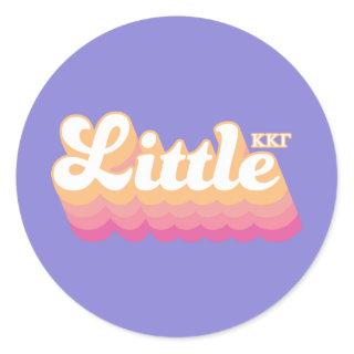 Kappa Kappa Gamma | Little Classic Round Sticker