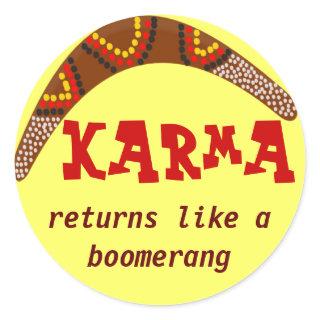 Karma sticker