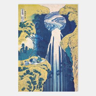 Katsushika Hokusai - Amida Falls  Sheets