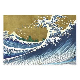 Katsushika Hokusai - Colored Big Wave  Sheets