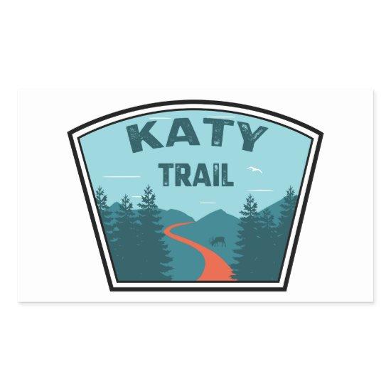 Katy Trail Rectangular Sticker