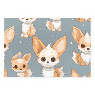 Kawaii Cute Baby Fennec Foxes  Sheets