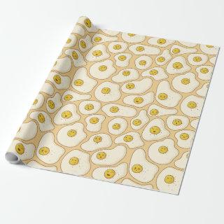 Kawaii Fried Eggs Pattern