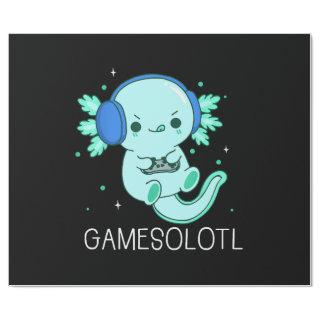 Kawaii Gamesolotl Axolotl Gamer