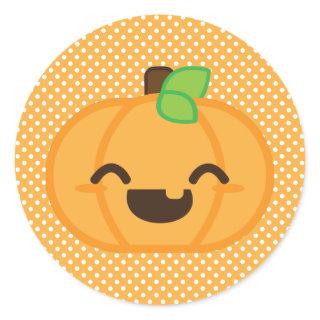 Kawaii Jack O Lantern Pumpkin Stickers